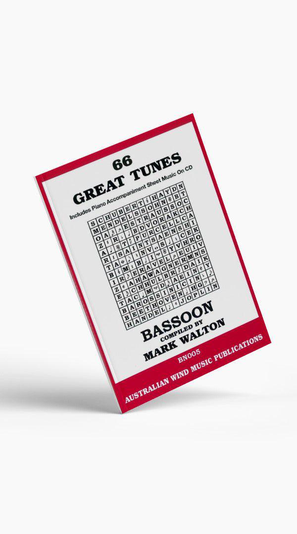 Mark Walton 66 Great Tunes Bassoon Book/CD - Sieffs Music