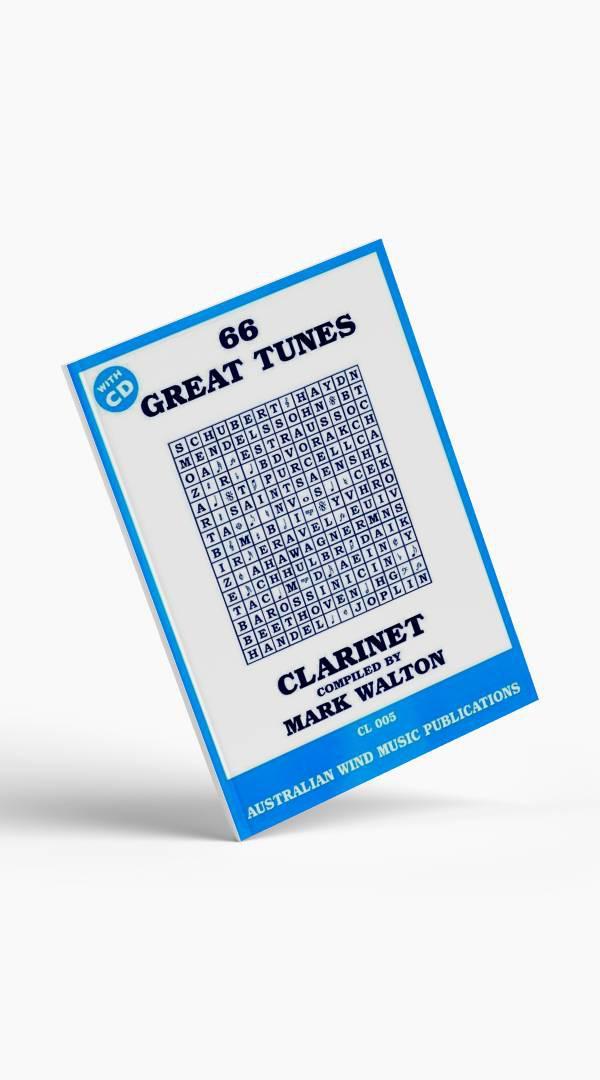 Mark Walton 66 Great Tunes Clarinet Bk/CD - Sieffs Music