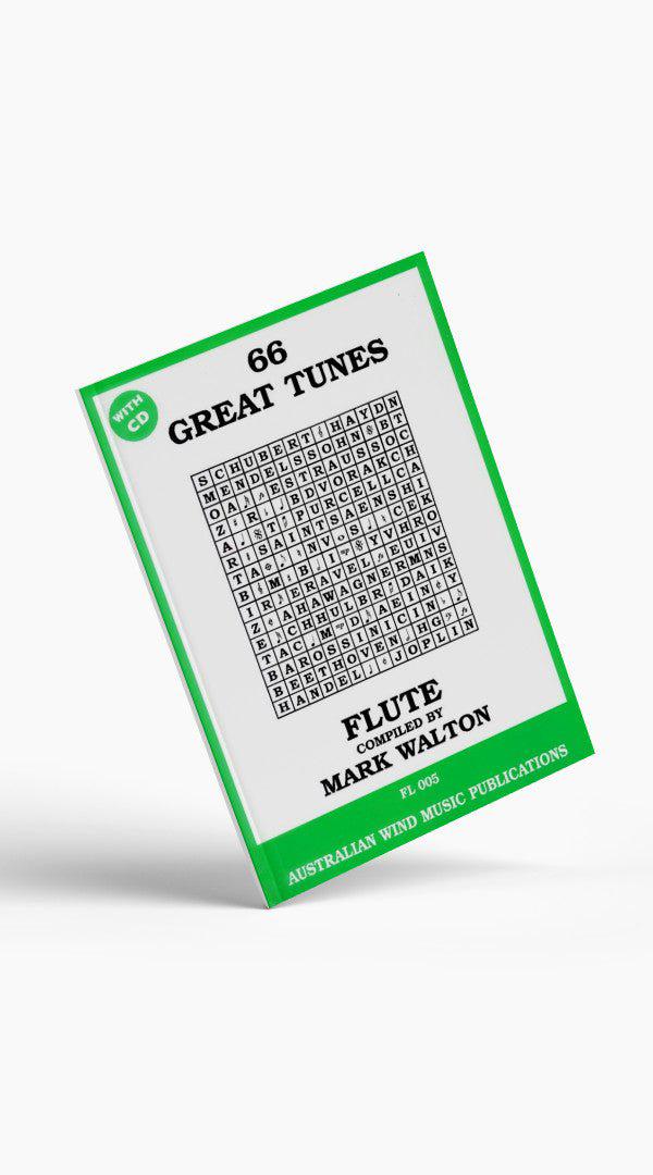 Mark Walton 66 Great Tunes Flute Book/CD - Sieffs Music
