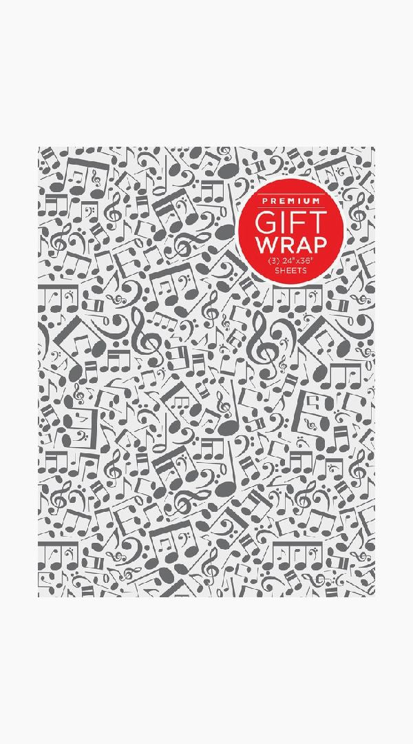 Music Notes Gift Wrap Paper - Sieffs Music