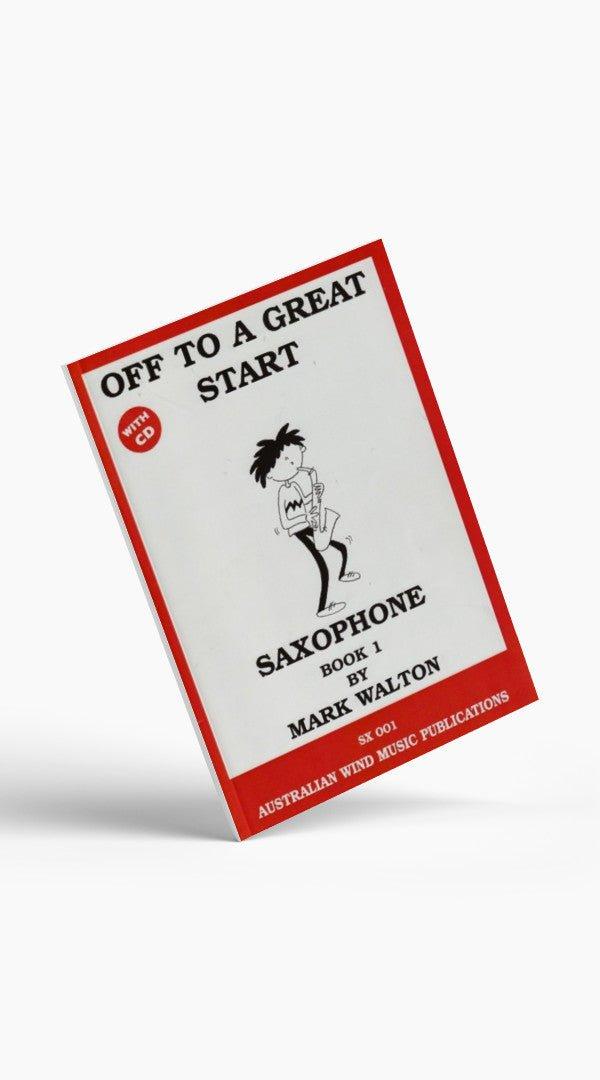 Off to a Great Start Alto Saxophone Book 1 &amp; 2 - Sieffs Music