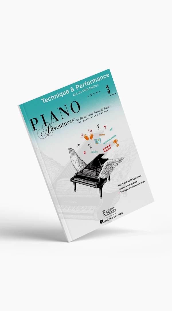 Piano Adventures Series All-In-Two Technique &amp; Performance - Sieffs Music