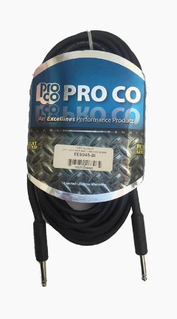Proco EESG4S-20 Instrument Lead - Sieffs Music