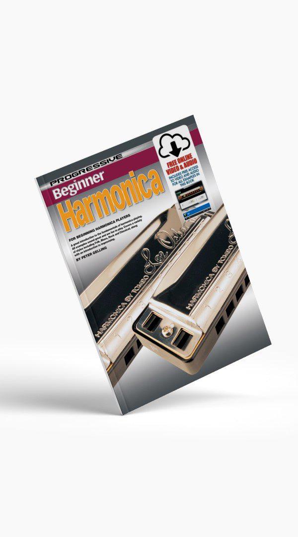 Progressive Beginner Harmonica Book/Online Video & Audio - Sieffs Music