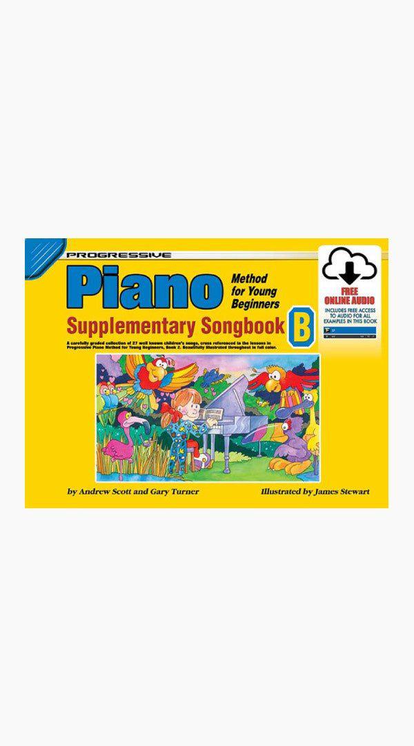 Progressive Piano Method for Young Beginners Supplementary Songbook B Book/Online Audio - Sieffs Music