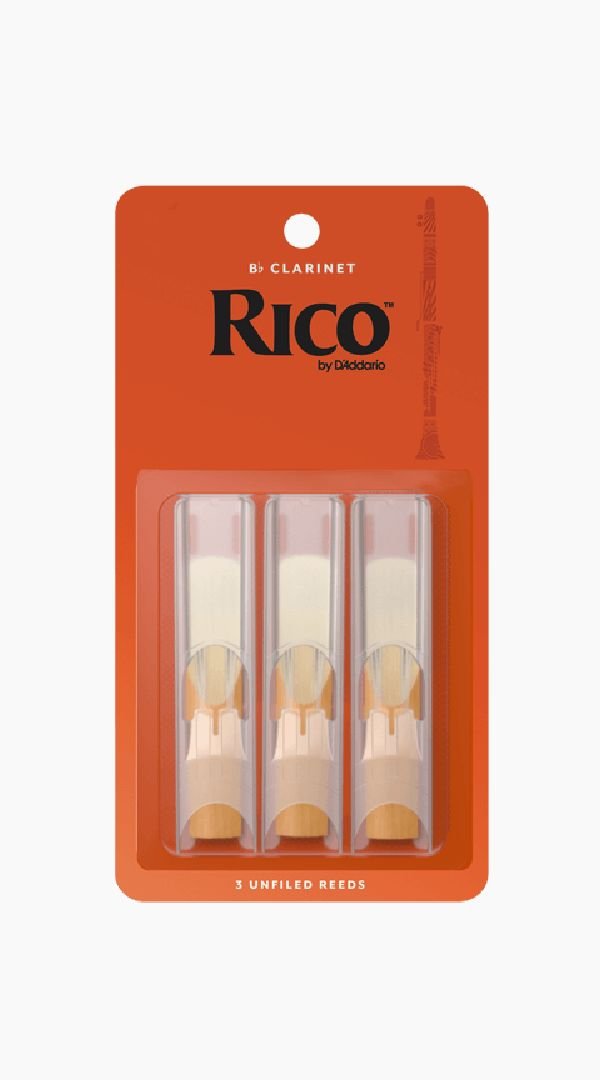 Rico Bb Clarinet 2.0 Reeds 3 Pack - Sieffs Music
