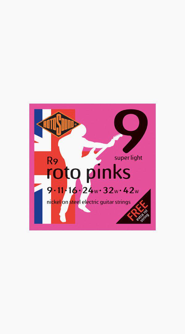 Rotosound Nickel Wound Electric Strings - 9 Super Light - Sieffs Music