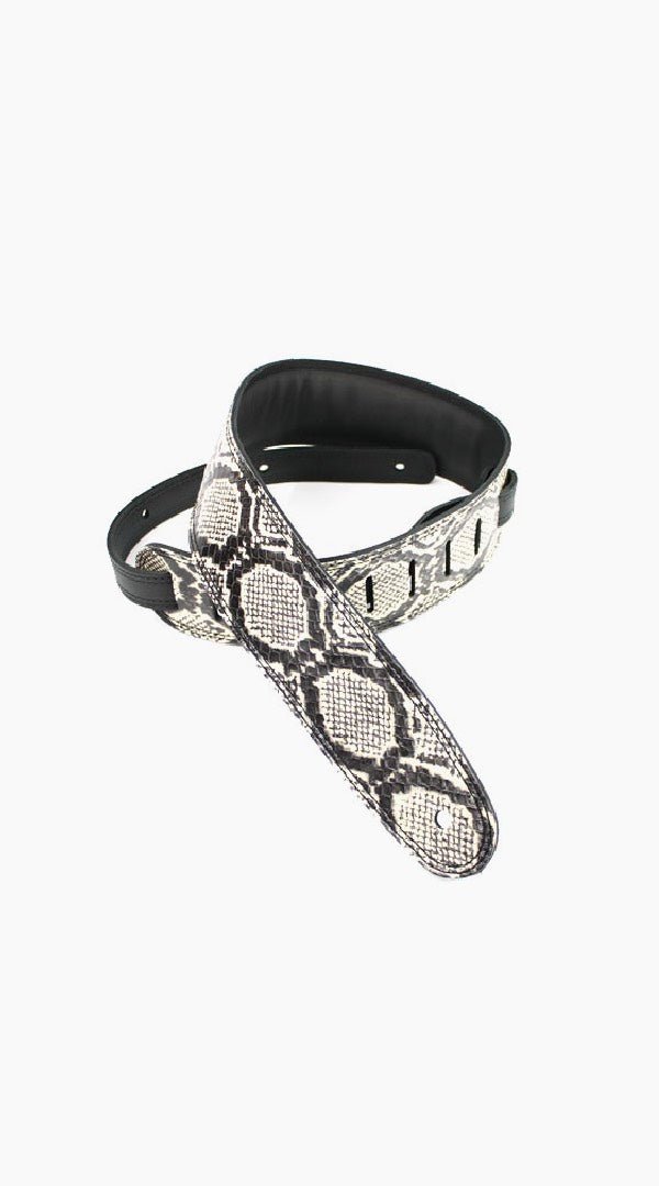 Real snakeskin guitar deals strap