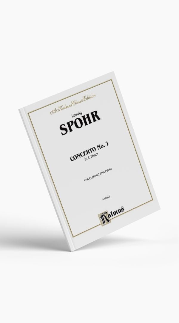 Spohr Concerto No. 1 in C Minor for Clarinet & Piano - Sieffs Music