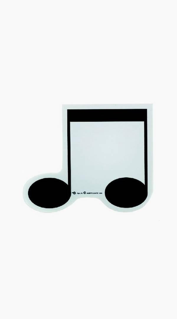 Sticky Pad 8th Note Shape - Sieffs Music