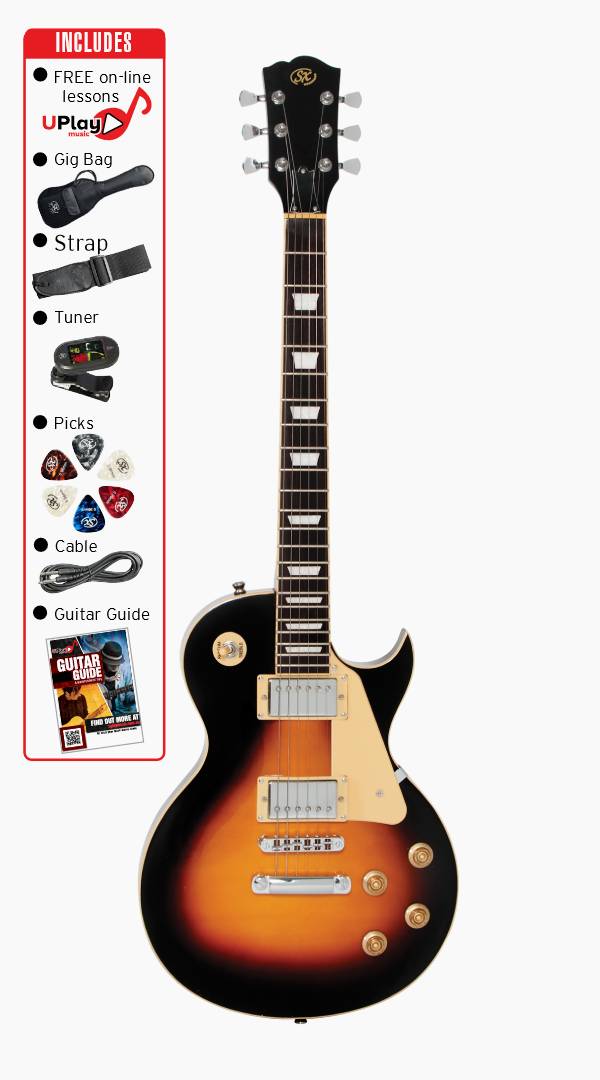 SX PKSE3SKVS Electric Guitar Pack Vintage Sunburst - Sieffs Music