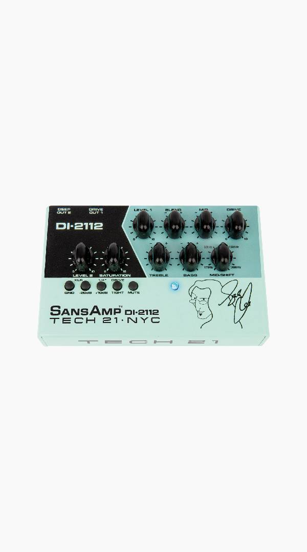 TECH 21 Sansamp DI-2112 Geddy Lee Signature DI - Sieffs Music
