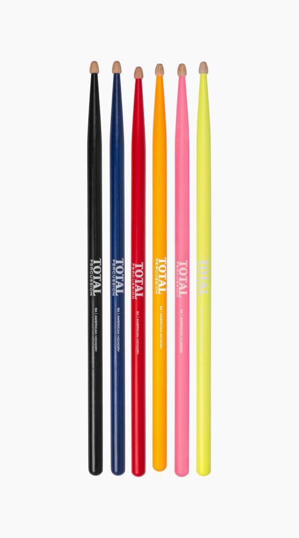 Total Percussion 5A Coloured Drumsticks - Sieffs Music