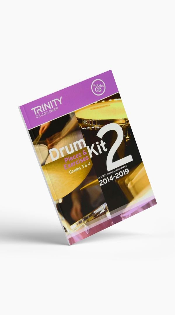 Trinity Drum Kit Exam Pieces & Excersises 2014-2019 Book 1 & 2 - Sieffs Music