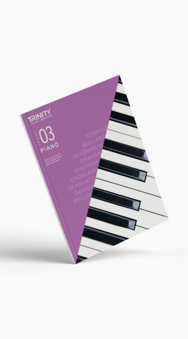Trinity Piano &amp; Exercieses Book 2018-2020 Initial - Grade 8 - Sieffs Music