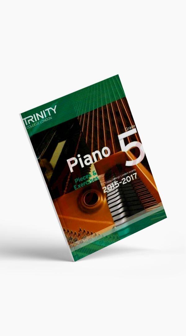 Trinity Piano Pieces &amp; Exercieses Book 2015-2017 Initial - Grade 8 - Sieffs Music