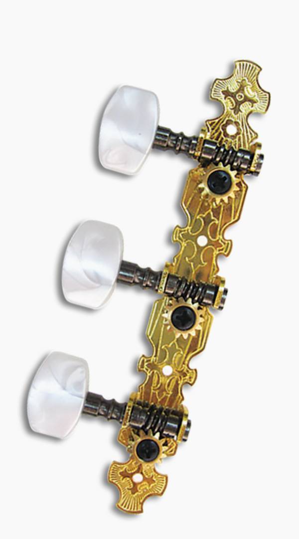 Valencia Gold Plated Machine Head Plates - Sieffs Music