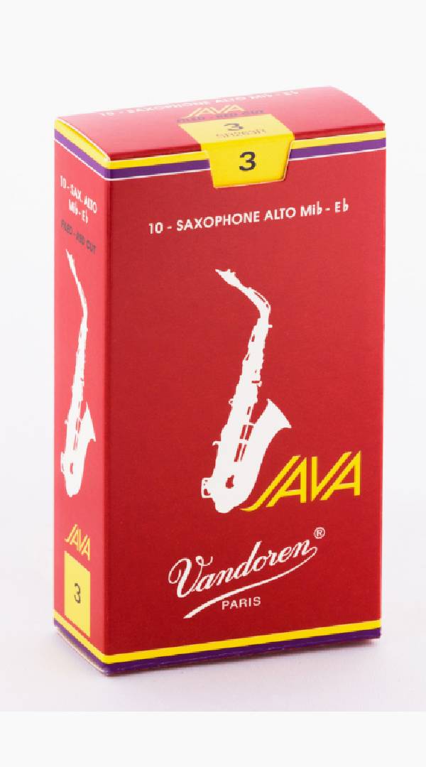 Vandoren Java RED Alto Sax Reeds Box of 10 - Sieffs Music