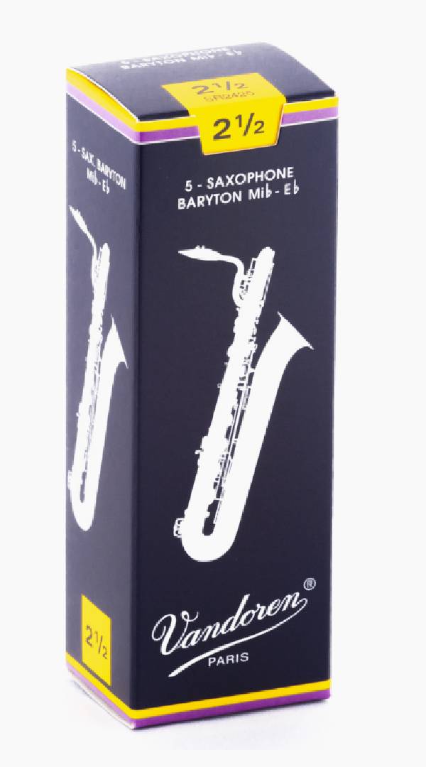 Vandoren Traditional Reeds Baritone Sax Box of 5 - Sieffs Music