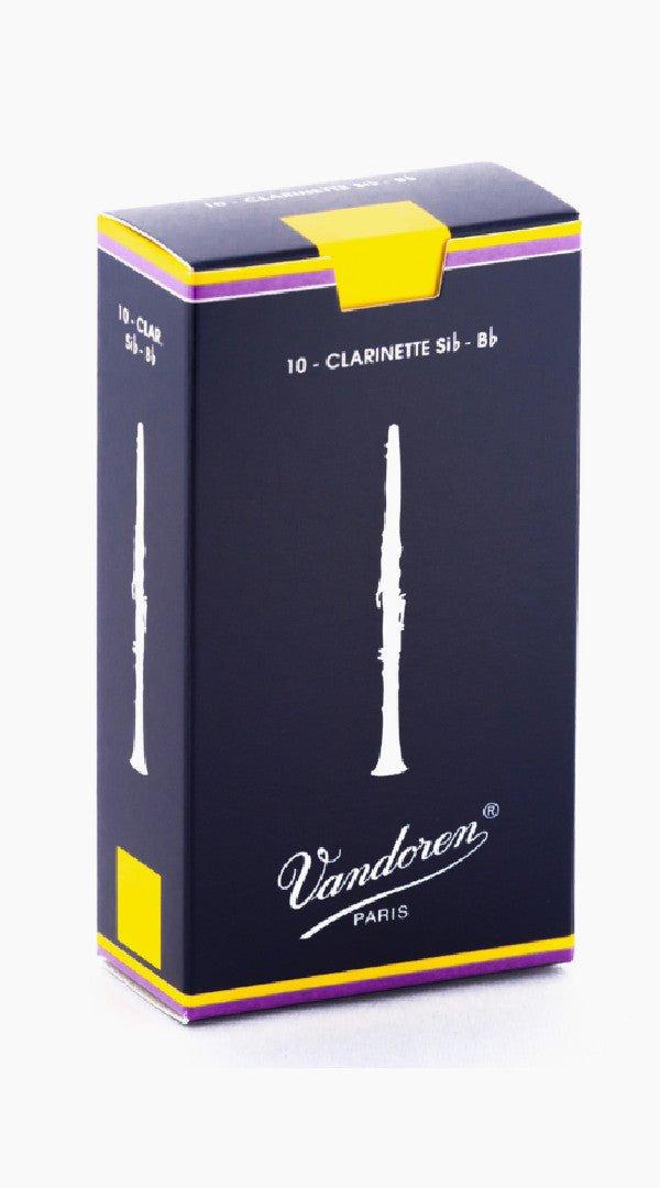 Vandoren Traditional Reeds Box of 10 Bb Clarinet - Sieffs Music
