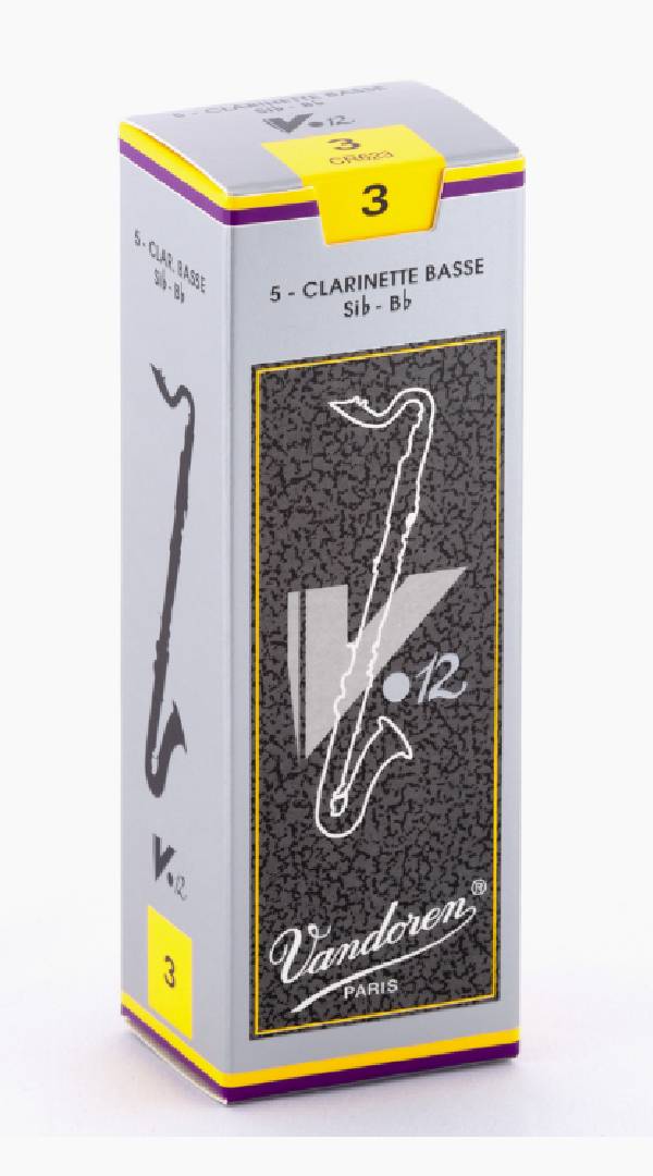 Vandoren V12 Bb Bass Clarinet Reeds Box of 5 - Sieffs Music