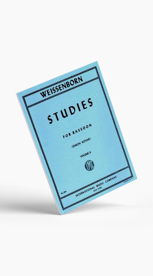 Weissenborn 50 Advanced Studies, Op. 8 Volume 2 for Bassoon - Sieffs Music